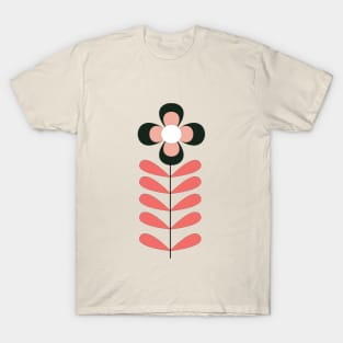 Retro Minimalistic Flower T-Shirt